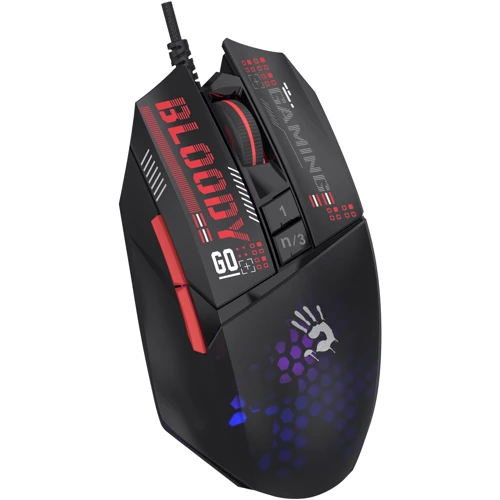 Мышь A4Tech Bloody W60 Max Mini RGB Activated USB Honeycomb (Bloody W60 Max Mini Honeycomb): Максимальное разрешение сенсора, dpi 12000