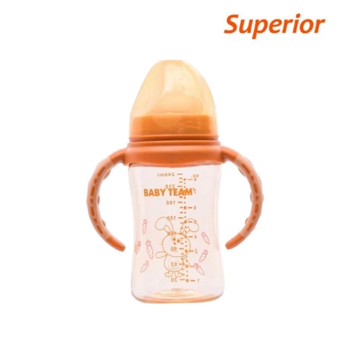 Бутылочка с широким горлом PPSU Baby Team 240мл (1090): Тип бутылочка для кормления