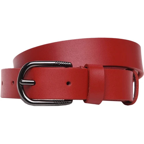 Женский ремень Borsa Leather красный (br110vgenw16)