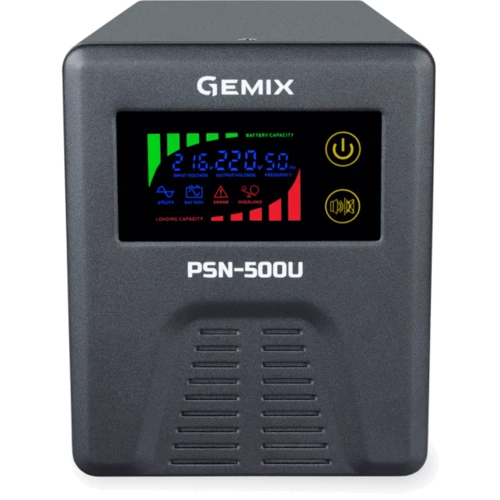 Стабілізатор напруги Gemix SN-500: Тип релейный