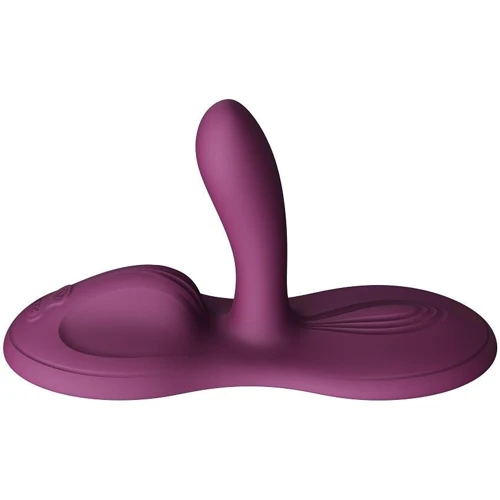 Sit-on-top смарт-вибратор Zalo – Flora Smart Vibrating Pad Velvet Purple, 9 моторов
