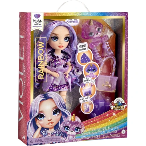 Ігровий набір з лялькою Rainbow High серії Classic - Віолетта (зі слаймом) (120223)