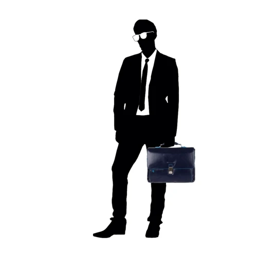 Мужской портфель Piquadro синий (CA3111B2_BLU2): Застежка Механическая