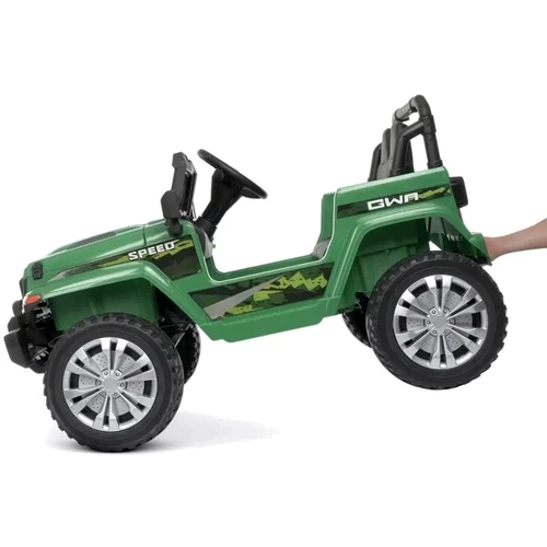 Детский электромобиль Джип Bambi Racer, зеленый (M 4557EBLR-10)