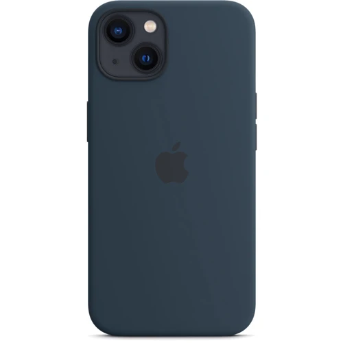 Чехол для iPhone Apple Silicone Case with MagSafe Abyss Blue (MM293) for iPhone 13: Цвет синий