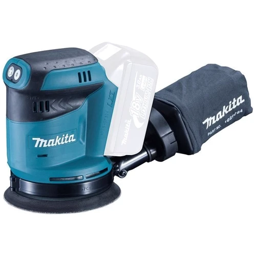Вибрационная шлифмашина Makita DBO180Z: Питание от аккумулятора