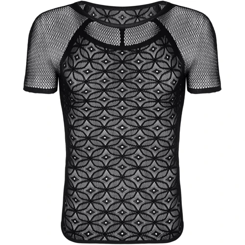 Мужская эротическая футболка Obsessive T102 black S/M/L