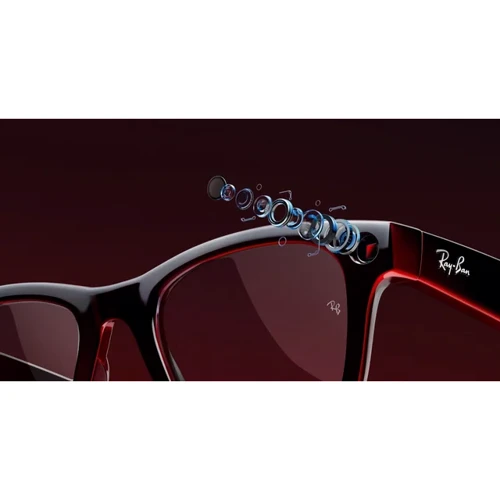 Смарт-окуляри Ray-Ban Meta Wayfarer Matte Jeans Frame Dusty Blue Lenses size M (RW4006 67552V 50-22) фото 8