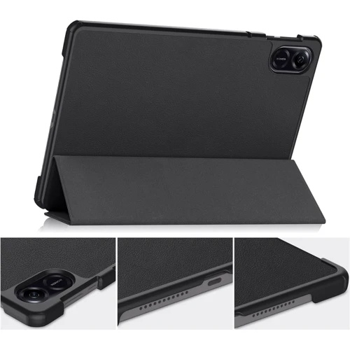 Аксессуар для планшетных ПК BeCover Smart Case Black for Honor Pad X9 (711079): Материал Искусственная кожа + TPU