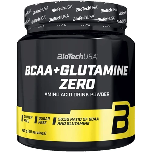 Аминокислота для спорта BioTechUSA BCAA + Glutamine Zero 480 g /40 servings/ Orange