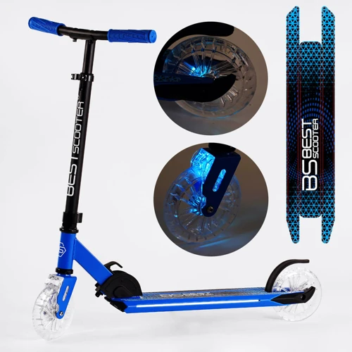 Двоколісний самокат Best Scooter Dark Blue (116776): Кількість коліс 2