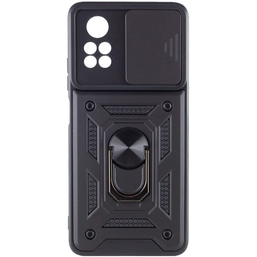 Чохол для телефона Mobile Case Camshield Serge Ring Black для Xiaomi Poco X4 Pro 5G: Плівка в комплекті немає