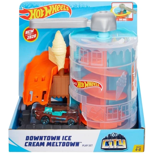 Ігровий набір Hot Wheels Пригоди у магазині морозива GJK74: Тип паркинг