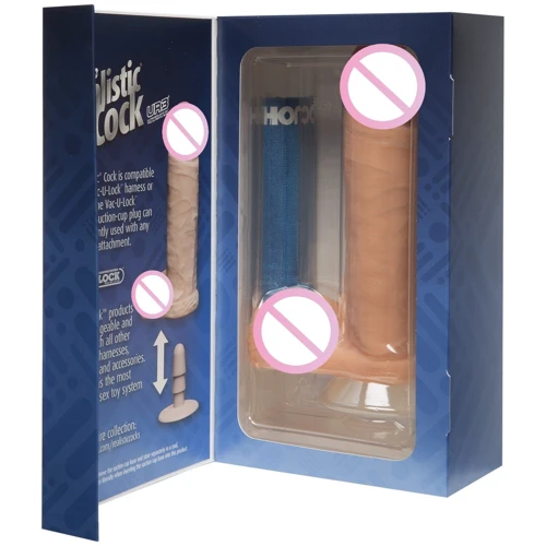 Фаллоимитатор Doc Johnson The Realistic Cock 8 inch White - ULTRASKYN