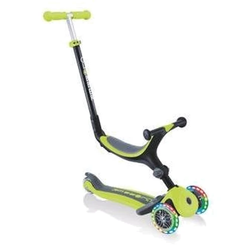 Самокат Globber серии Go up foldable plus зеленый, колеса с подсветкой, 20/50кг, 1+ 3 колеса фото 13