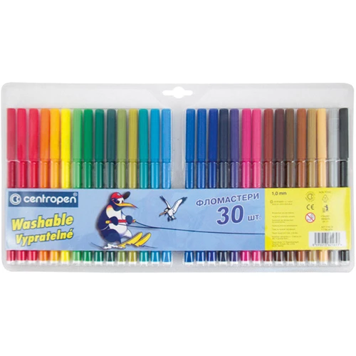 Фломастери CENTROPEN 7790/30 ТП, набір 30 шт. (7790/30 ТП)