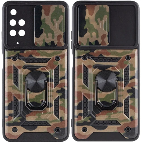 Аксессуар для смартфона Mobile Case Camshield Serge Ring Camo Army Brown for Xiaomi Redmi Note 11 (Global) / Xiaomi Redmi Note 11S