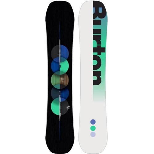 Дошка для сноуборду BURTON (107071B) CUSTOM FLYING V 2025 BLACK/GREEN 156 см (9010510758019)