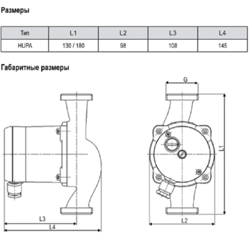 Насос циркуляційний ARMSTRONG HUPA 25-7.0 180 (HALM) фото 4