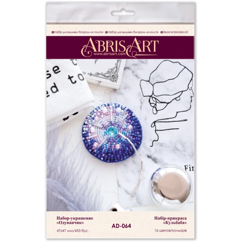 Abrisart AD-064 Набор для вышивки бисером украшения Одуванчик: Производитель Abrisart