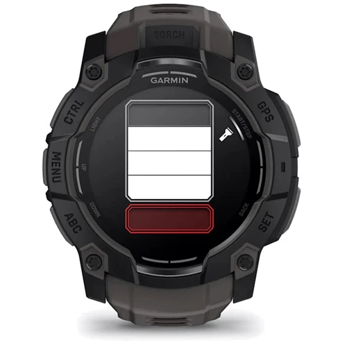 Смарт-часы Garmin Instinct 3 AMOLED 50mm Black with Charcoal Band (010-03020-00): Материал ремешка Силикон