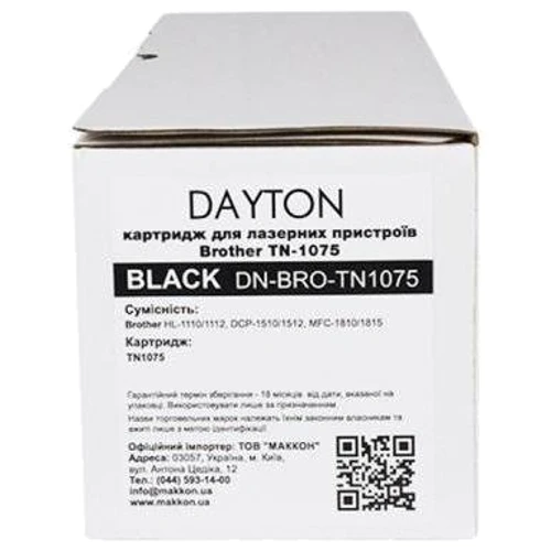 Картридж Dayton Brother?TN-1075?1k (DN-BRO-TN1075): Тип лазерный