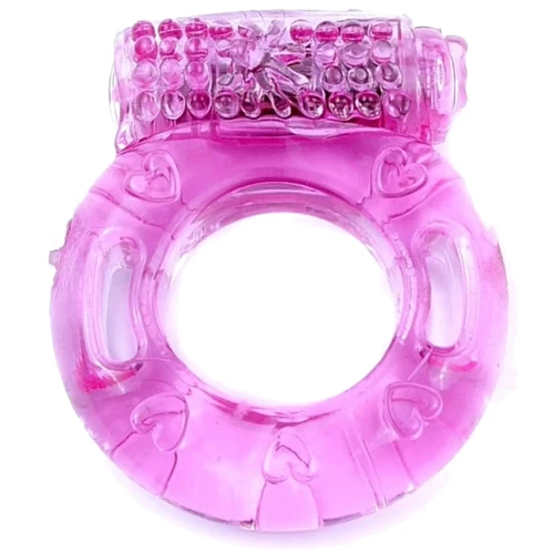 Ерекційне вібро кільце BOSS Vibrating Cock Ring Pink, BS6700038: Виробник BOSS of TOYS