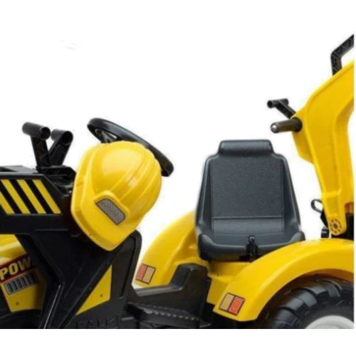 Детский трактор Falk Powerloader на педалях Желтый (1000WH): Вид трактор