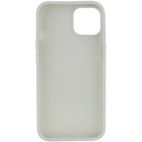 Чехол для iPhone TPU Case Bonbon Metal Style White for iPhone 14 Plus: Цвет белый
