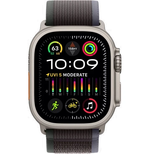 Apple Watch Ultra 2 GPS + Cellular 49mm Titanium Case with Blue/Black Trail Loop - S/M (MRF53) Approved Вітринний зразок: Виробник Apple