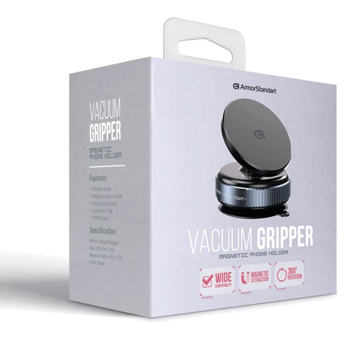 Держатель ArmorStandart Car Holder VacuumGripper Black (ARM82880)