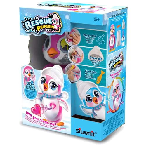 Интерактивная игрушка Silverlit Спаси Пингвина розовая (88651) фото 7