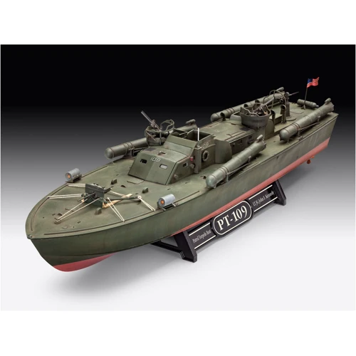 Сборная модель-копия Revell Патрульный торпедный катер PT-109 уровень 4 масштаб 1:72 (RVL-05147) фото 8