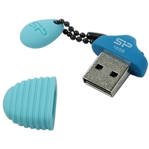 USB-флешка Silicon Power 16GB Touch T30 USB 2.0 Blue (SP016GBUF2T30V1B): Обсяг пам'яті 16 GB