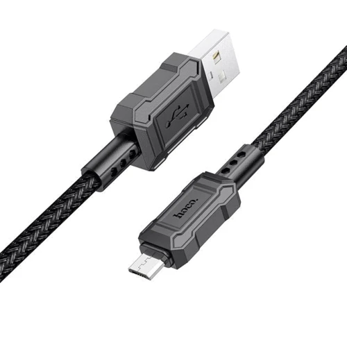Кабель Hoco USB Cable to MicroUSB X94 Leader 2.4A 1m Black: Тип USB Cable - microUSB