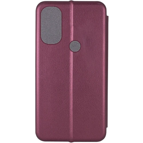 Чохол для телефона Fashion Classy Burgundy для Motorola Moto E40: Тип чехол-книжка