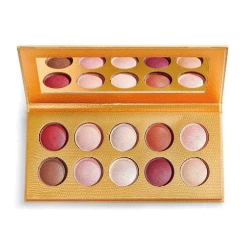 Makeup Revolution Pro Colour Focus Palette Nude on Nude Тени для век Палетка 10 цветов 15 g: Тип теней Запеченные