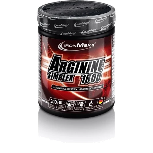 Аминокислота для спорта IronMaxx Arginine Simplex 1600 300 Capsules