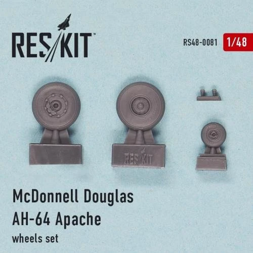 Смоляные колеса RESKIT для вертолета AH-64 "Apache" RS48-0081