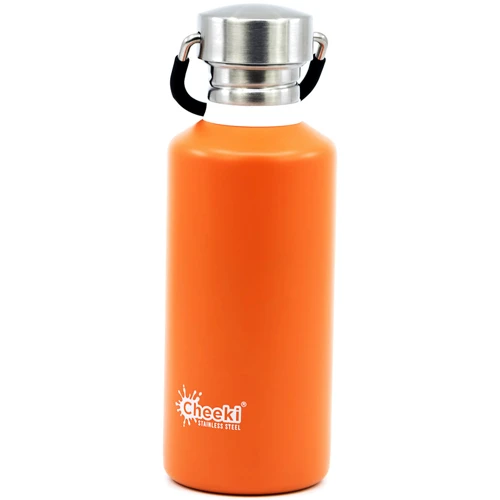 Детская бутылка для воды Cheeki Classic Single Wall 500 мл Orange