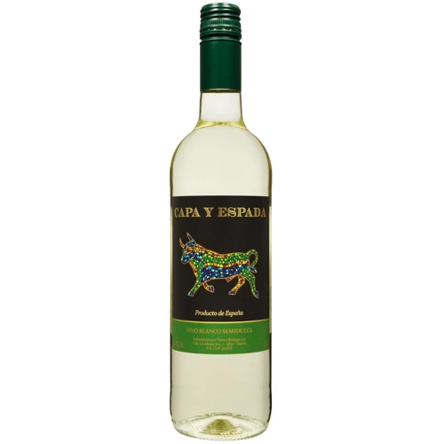 Вино Capa y Espada Vino Blanco Semidulce белое полусладкое 0.75 л (FSH_8429531013228)