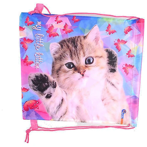 Сумка для взуття Josef Otten 19285 Little Kitty 39х34см: Особливості М'яка затяжка по периметру, Плечові лямки