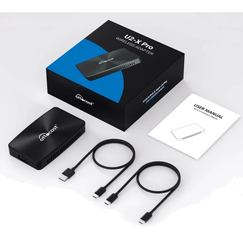 New U2-X Pro Wireless Android Auto/CarPlay 2 in 1 Adapter