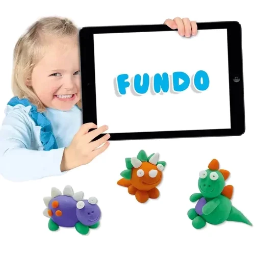 Незасыхающая масса SES Creative Дикие животные для лепки 4 цвета (00812S)