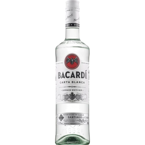 Ром Bacardi Carta Blanca от 6 месяцев выдержки 0.7л 40% (PLK5010677012546)