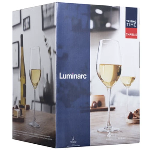 Келих Luminarc Набор для белого вина Chablis 4x350 мл (P6817/1): Кількість в упаковці 4