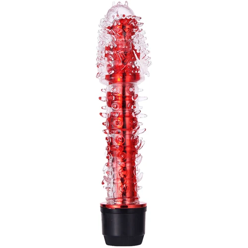 Гелевый вибратор NDS 0269-2 ААА-2 Red (23245)