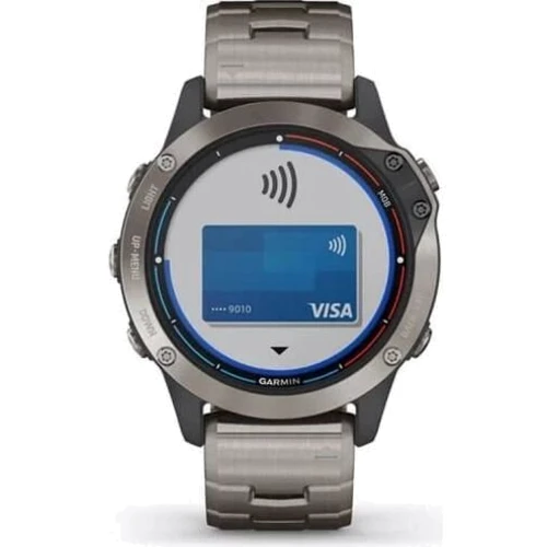 Смарт-часы Garmin Quatix 6 Titanium Grey with Titanium Band (010-02158-95): Интерфейсы подключения Bluetooth , Wi-Fi