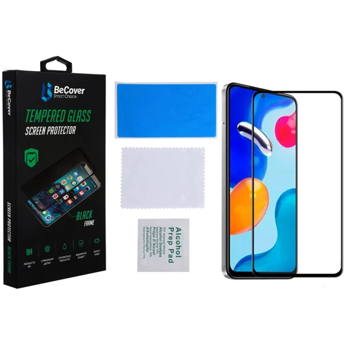 Аксессуар для смартфона BeCover Tempered Glass Black for Xiaomi Redmi Note 11S 5G (707500)