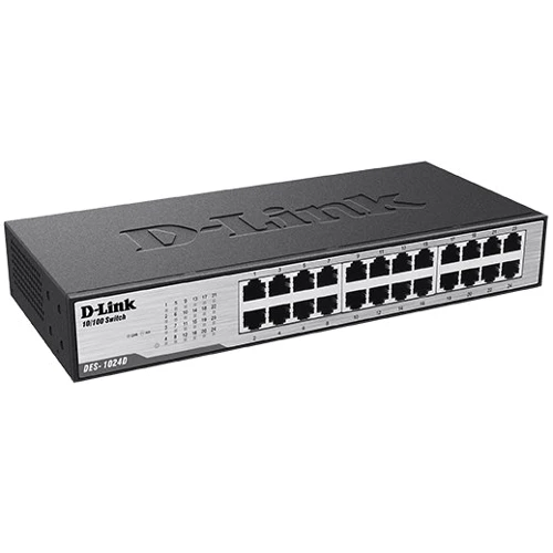 Мережевий комутатор D-Link DES-1024D/G1A: Кількість портів Fast Ethernet (10/100) 24